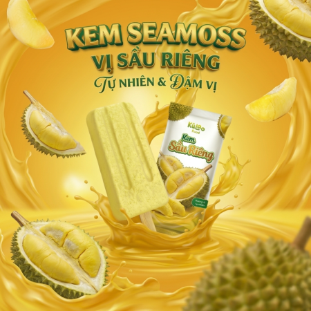 Kem Sea Moss Sầu Riêng